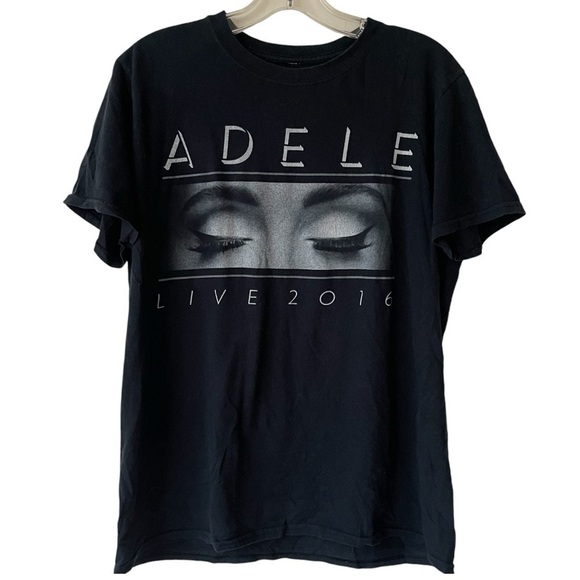 ADELE concert t-shirt 2016 black size medium - Picture 1 of 5